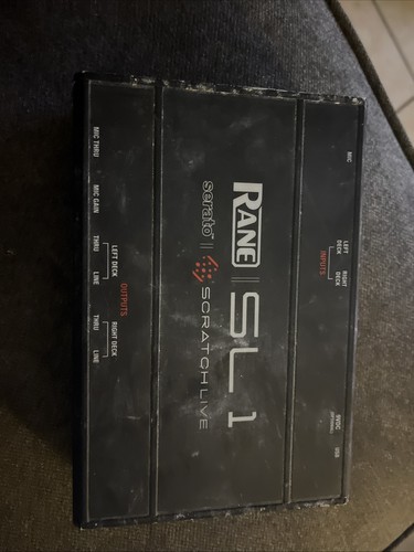 Rane serato scratch live - serato, sl1
