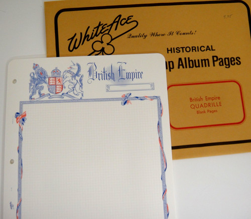 White ace quadrille blank - white, 15