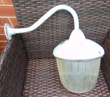 COUGHTRIE GLASGOW PW15 EXTERIOR GLOBE SWAN NECK WALL LAMP