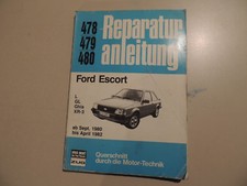 Repair Manual Ford Escort L GL Ghia XR-3 09.1980 - 04.1982