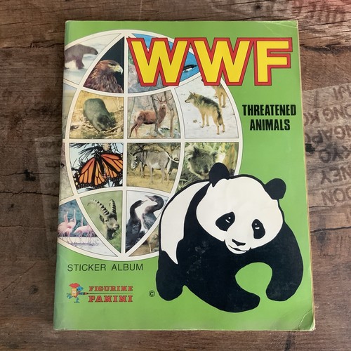 Panini wwf threatened animals - wwf,