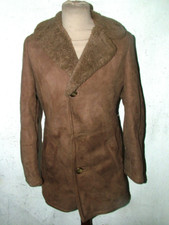 Vtg Boys Sheepskin  Winter Coat 13-15yrs  Size 36 44in Chest