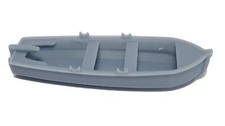 Scale Small Row Boat/Dinghy 70mm length  (1/56) 28mm scale