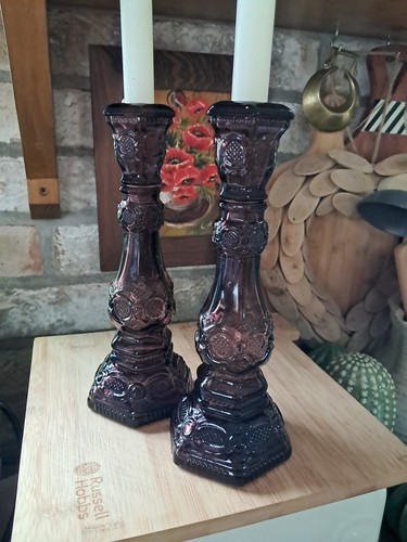 Pair avon purple - of,
