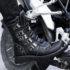 Men's Gothic Boots Punk Biker