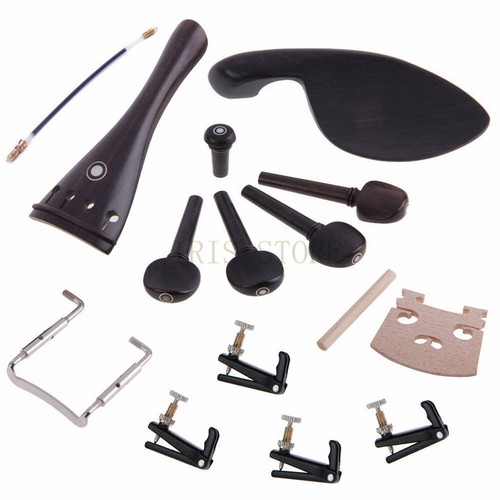 Set ebony wood violin - set, 4/4