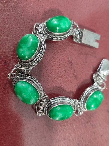 Natural jadeite bracelet - , with
