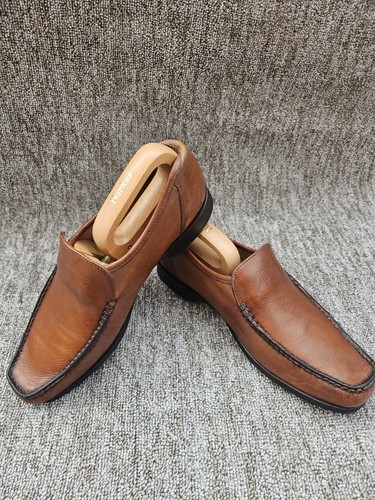 Barker england brown leather - england,
