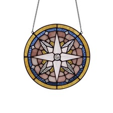 Compass Rose Stained Glass