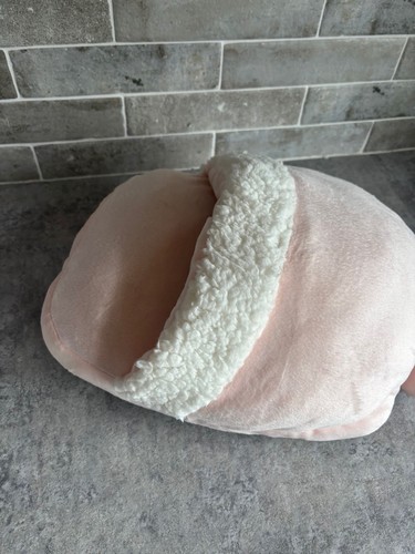 Pink plush hot water bottle - plush,