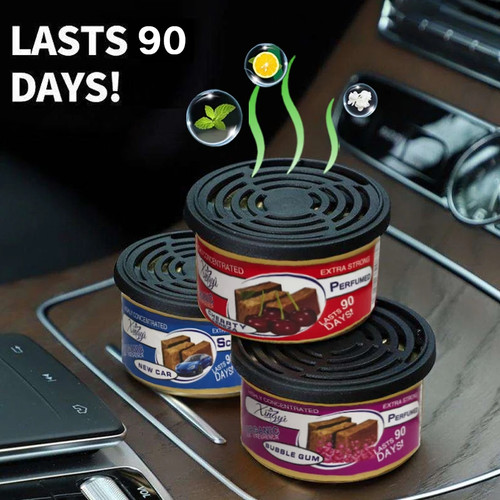Air freshener tin can - tin, multi