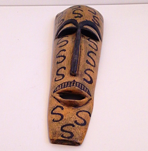 Hand carved painted wooden - painted,