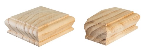 Stair newel post - cap, pyramid