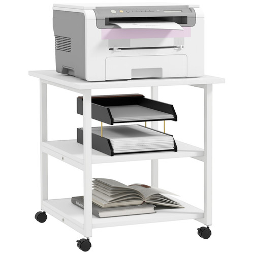 Homcom printer stand with - homcom,