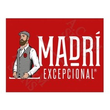 Metal Tin Sign Plaque Madri