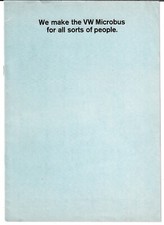 Volkswagen Transporter Microbus & Dormobile 1970-71 UK Market Sales Brochure