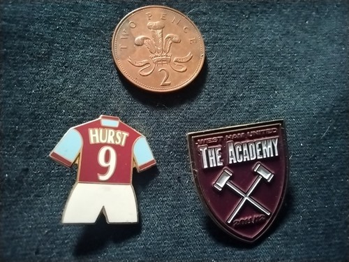 West ham utd enamel badges - enamel,