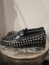 Zara Black Silver Studded