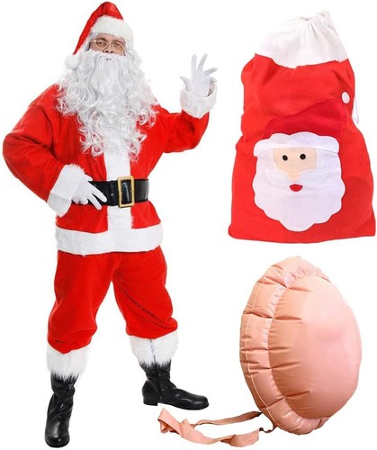 Mens santa costume deluxe - santa,