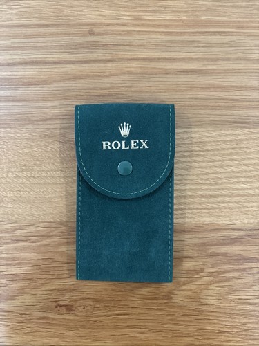 Rolex green travel pouch - rolex, case