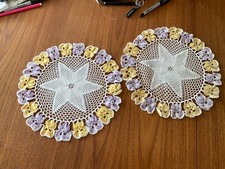 Vintage Handmade Crochet Mats