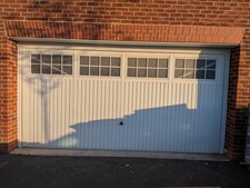 White Double Garage Door