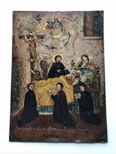 antique retablo mexico spanish