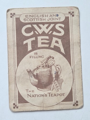 Vintage cws tea playing - ad,