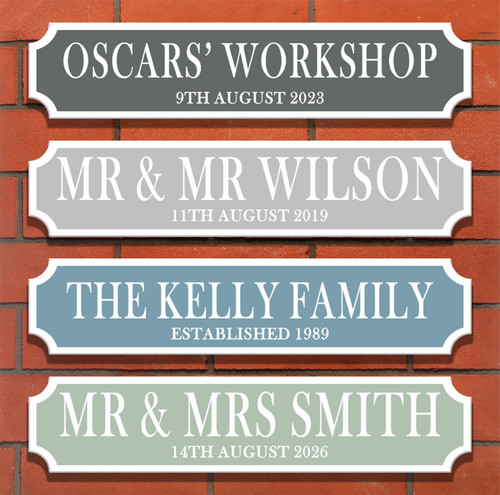 Personalised street sign - personalised,