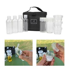 9Pcs Camping Spice Jars