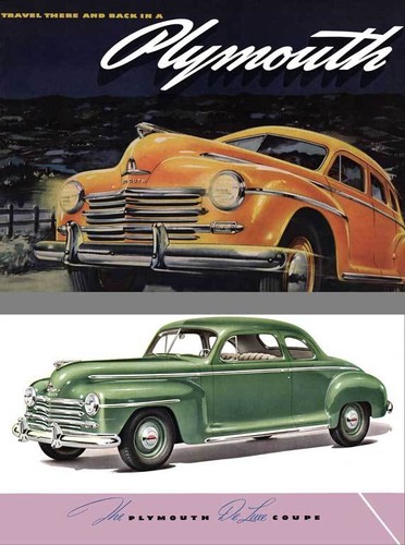 Plymouth c1948 travel - -,