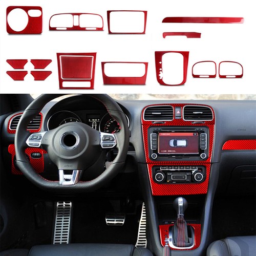 15pcs red carbon - red, fiber