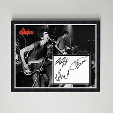 The Stranglers - British Punk Band Fully Authentic Autograph Framed Display
