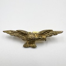 Genuine RAF Royal Air Force Gilt Eagle Officers Cap Badge Device