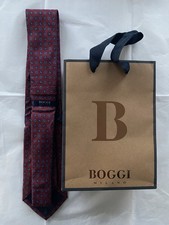 Boggi 100% Silk Tie With