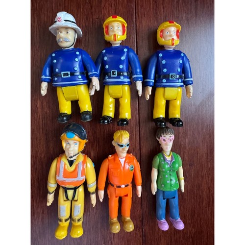 Fireman sam action figure lot - sam,