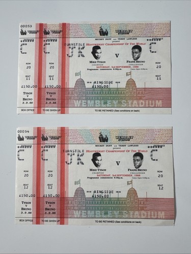 Pair mike tyson vs - a,