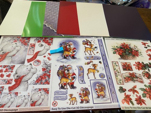 Craft christmas card making - ,
