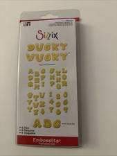 Sizzix Embosslits Alphabet Set