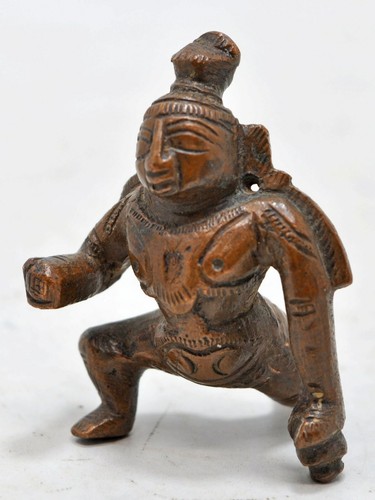 Antique copper baby god - copper,