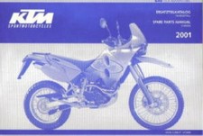 2001 KTM 640 LC4 Adventure Chassis Spare Parts Manual : 320827