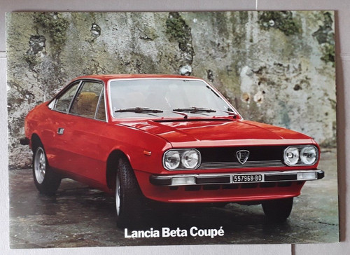 Lancia beta coupe - coupe, brochure