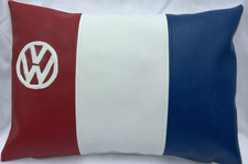 Campervan Motorhome Vw CUSHION + Pad  42 cm x 28 cm Vinyl Handmade in Cheshire