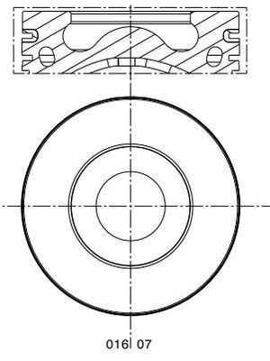 Fits mahle 016 07 00 - 2x,