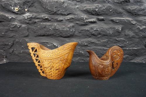 Pair yugoslavian carved - of,