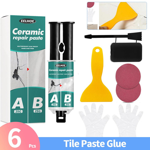 White enamel repair kit bath - white,