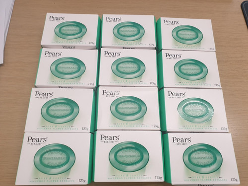 Pears transparent green - pears, soap