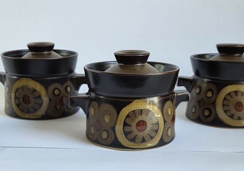 Denby pottery arabesque lidded - pottery,