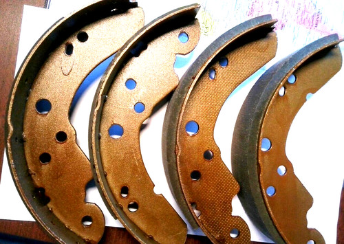 Fsb386 brake shoes for twin - shoes,