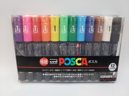 Posca paint markers - 12,